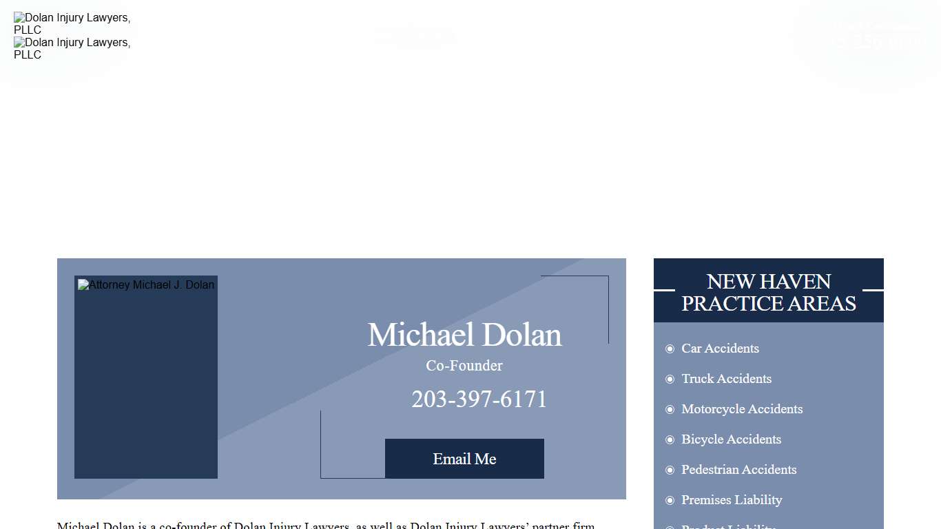 Attorney Michael Dolan | Co-Founder of Dolan Injury Lawyers