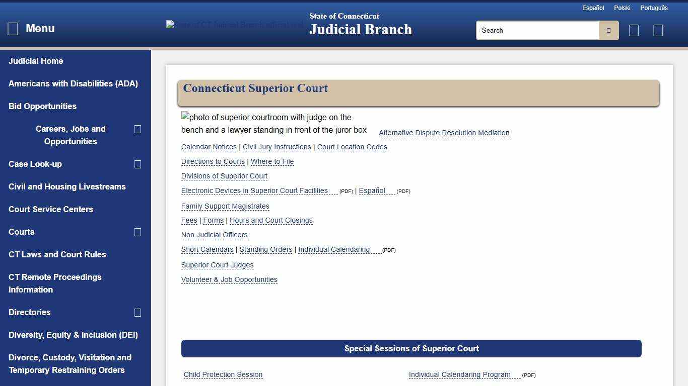 Connecticut Superior Court - CT Judicial Branch